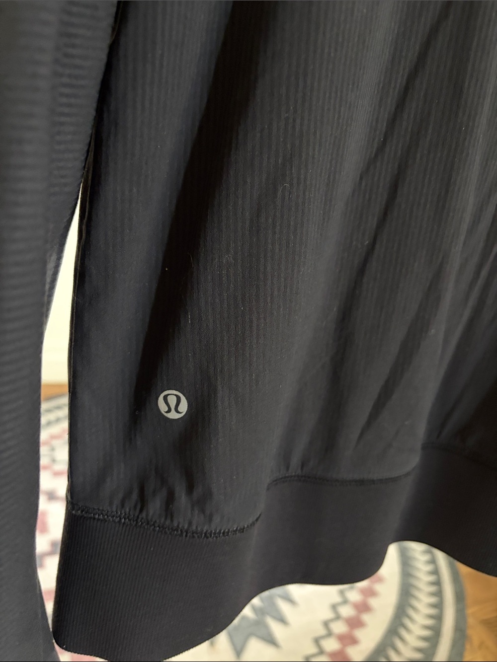 lululemon athletica Black Hooded Zip-Up Jacket - Picture 5 of 6